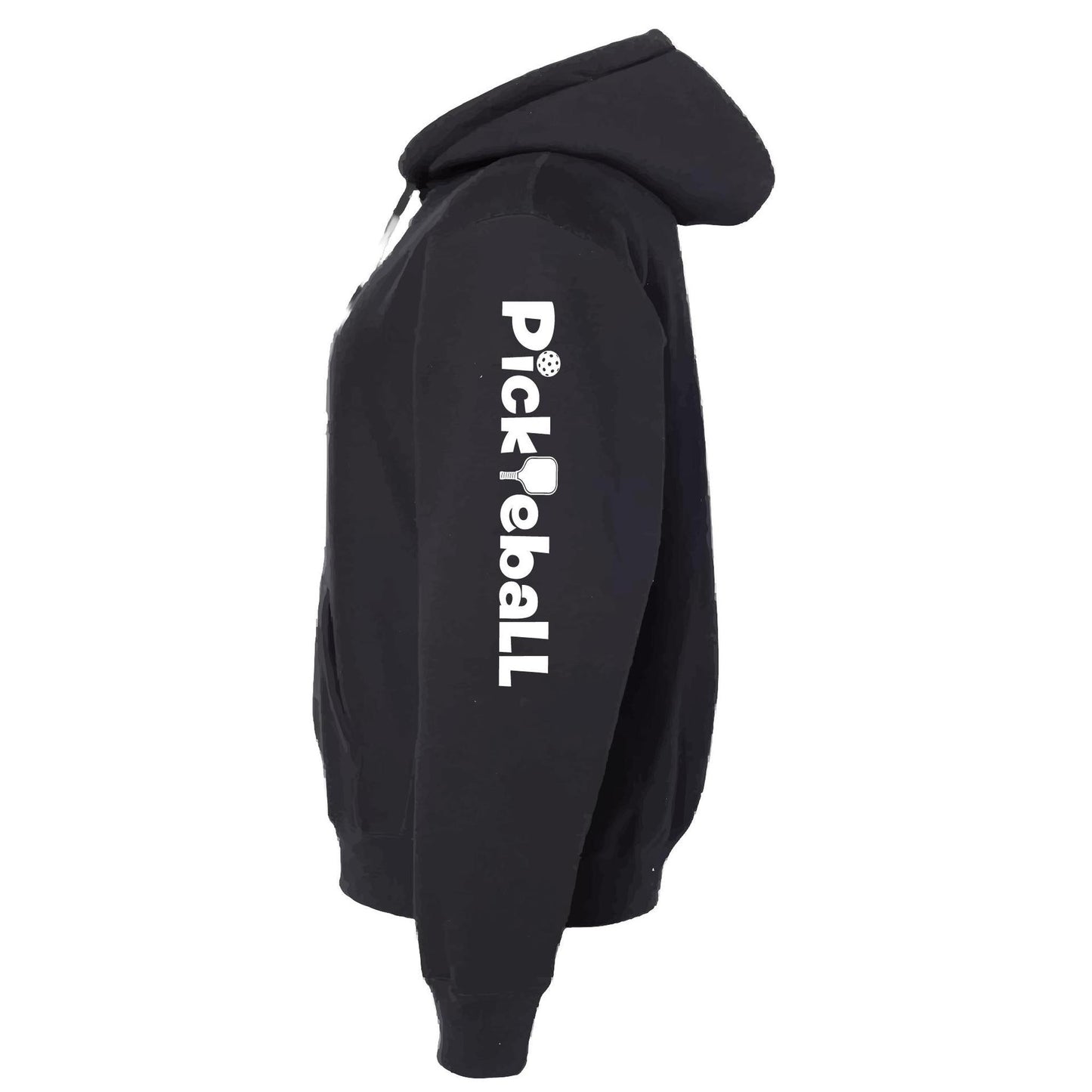 Pickleball Horizontal (Customizable) | Unisex Hoodie Pickleball Sweatshirt | 50% Cotton 50% Polyester