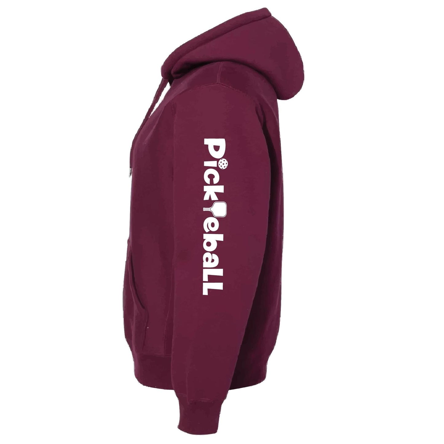 Pickleball Horizontal (Customizable) | Unisex Hoodie Pickleball Sweatshirt | 50% Cotton 50% Polyester