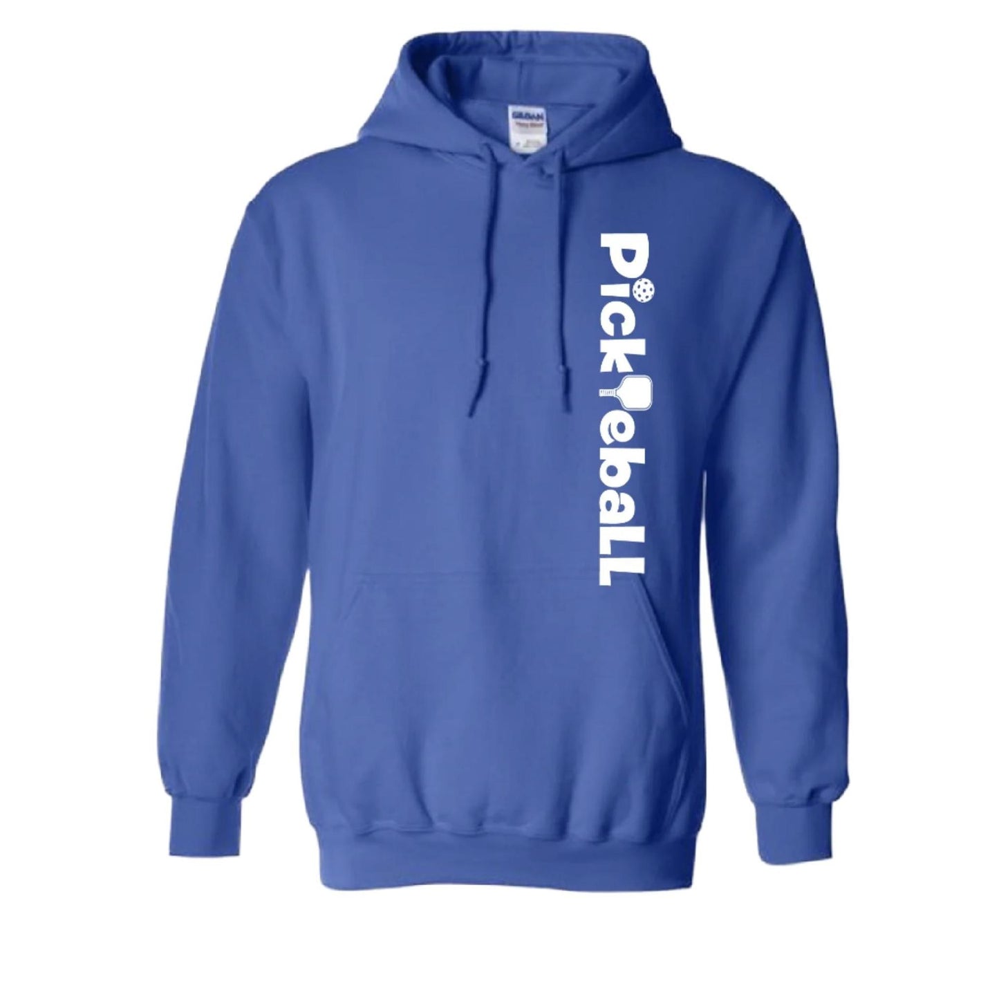 Pickleball Horizontal (Customizable) | Unisex Hoodie Pickleball Sweatshirt | 50% Cotton 50% Polyester