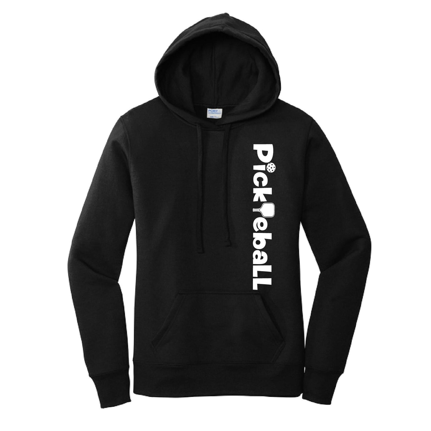 Pickleball Horizontal (Customizable) | Women’s Fitted Hoodie Pickleball Sweatshirt | 50% Cotton 50% Poly Fleece