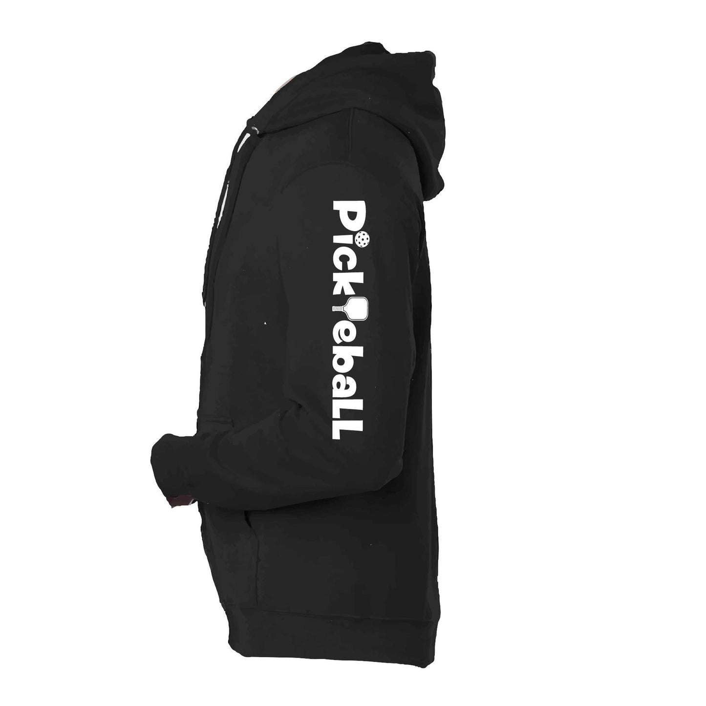 Pickleball Horizontal (Customizable) | Women’s Fitted Hoodie Pickleball Sweatshirt | 50% Cotton 50% Poly Fleece