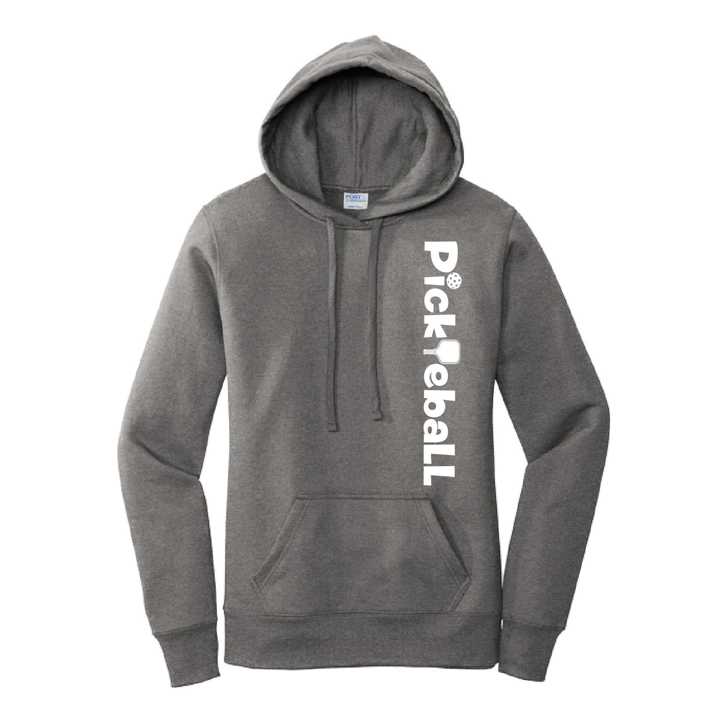 Pickleball Horizontal (Customizable) | Women’s Fitted Hoodie Pickleball Sweatshirt | 50% Cotton 50% Poly Fleece