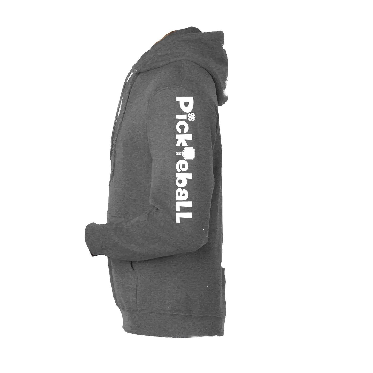Pickleball Horizontal (Customizable) | Women’s Fitted Hoodie Pickleball Sweatshirt | 50% Cotton 50% Poly Fleece