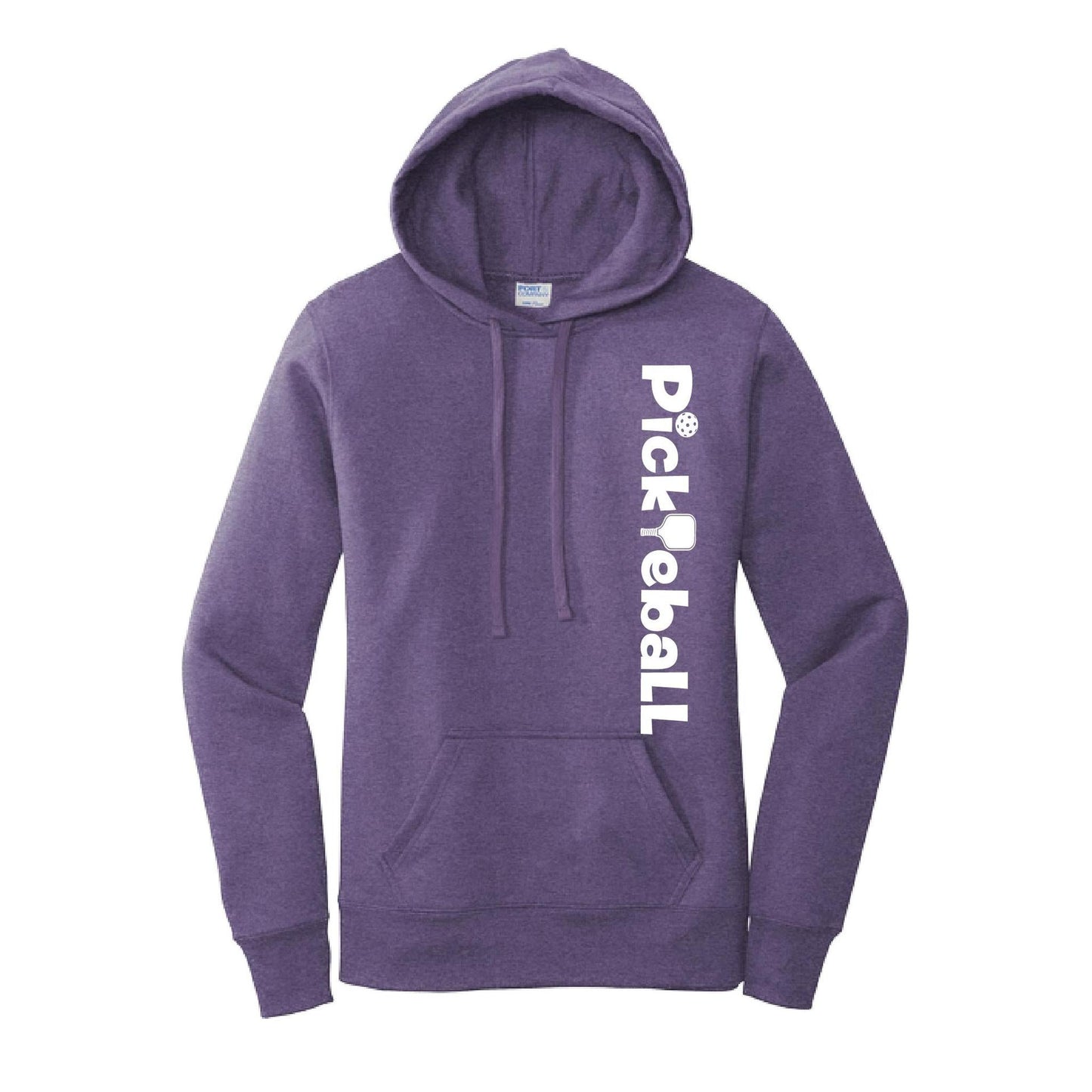 Pickleball Horizontal (Customizable) | Women’s Fitted Hoodie Pickleball Sweatshirt | 50% Cotton 50% Poly Fleece