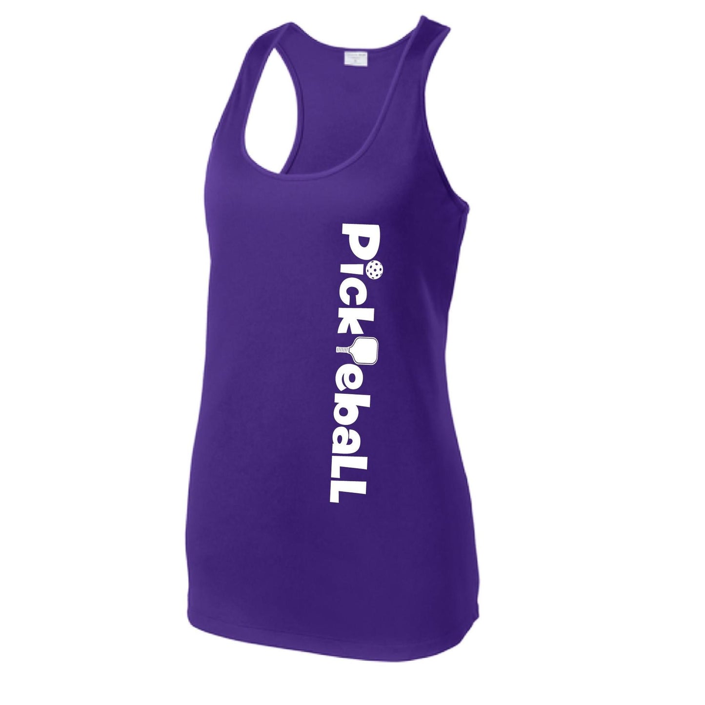 Pickleball Horizontal (Customizable) | Women's Racerback Pickleball Tank | 100% Polyester