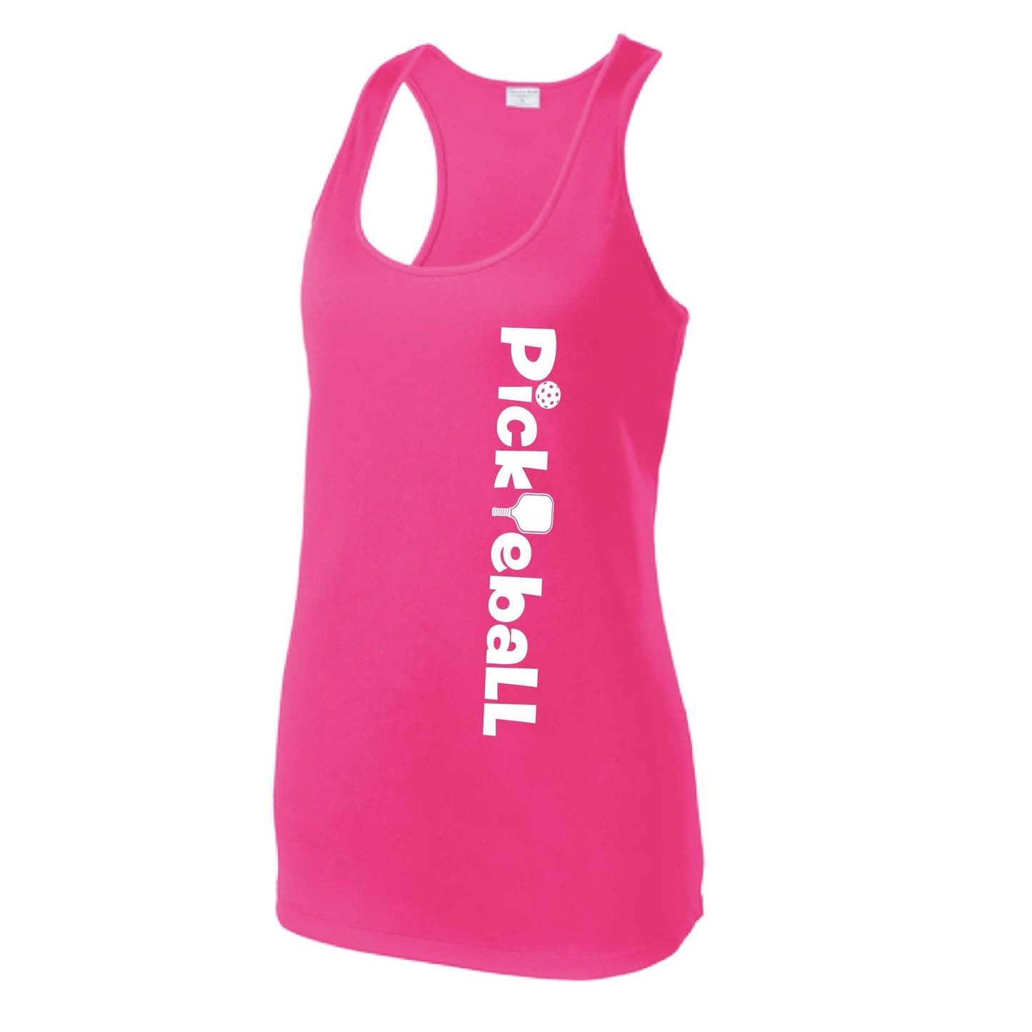Pickleball Horizontal (Customizable) | Women's Racerback Pickleball Tank | 100% Polyester