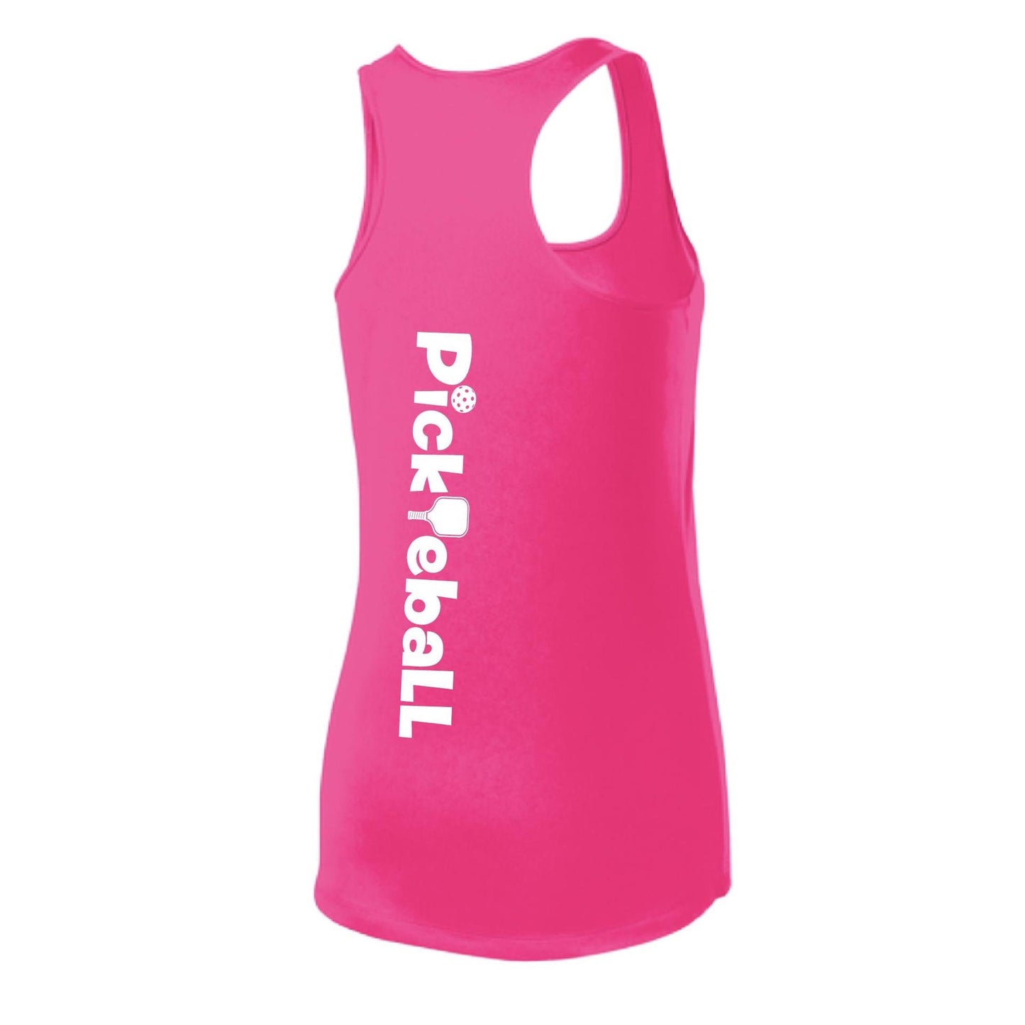 Pickleball Horizontal (Customizable) | Women's Racerback Pickleball Tank | 100% Polyester