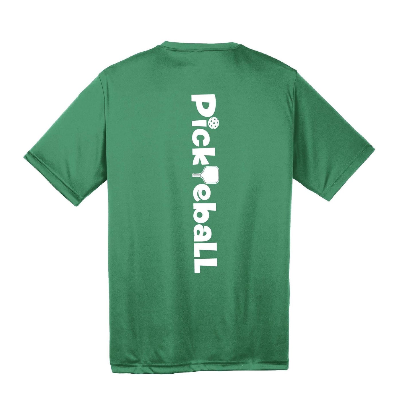 Pickleball Horizontal (Customizable) | Youth Short Sleeve Pickleball Performance T-Shirts | 100% Polyester