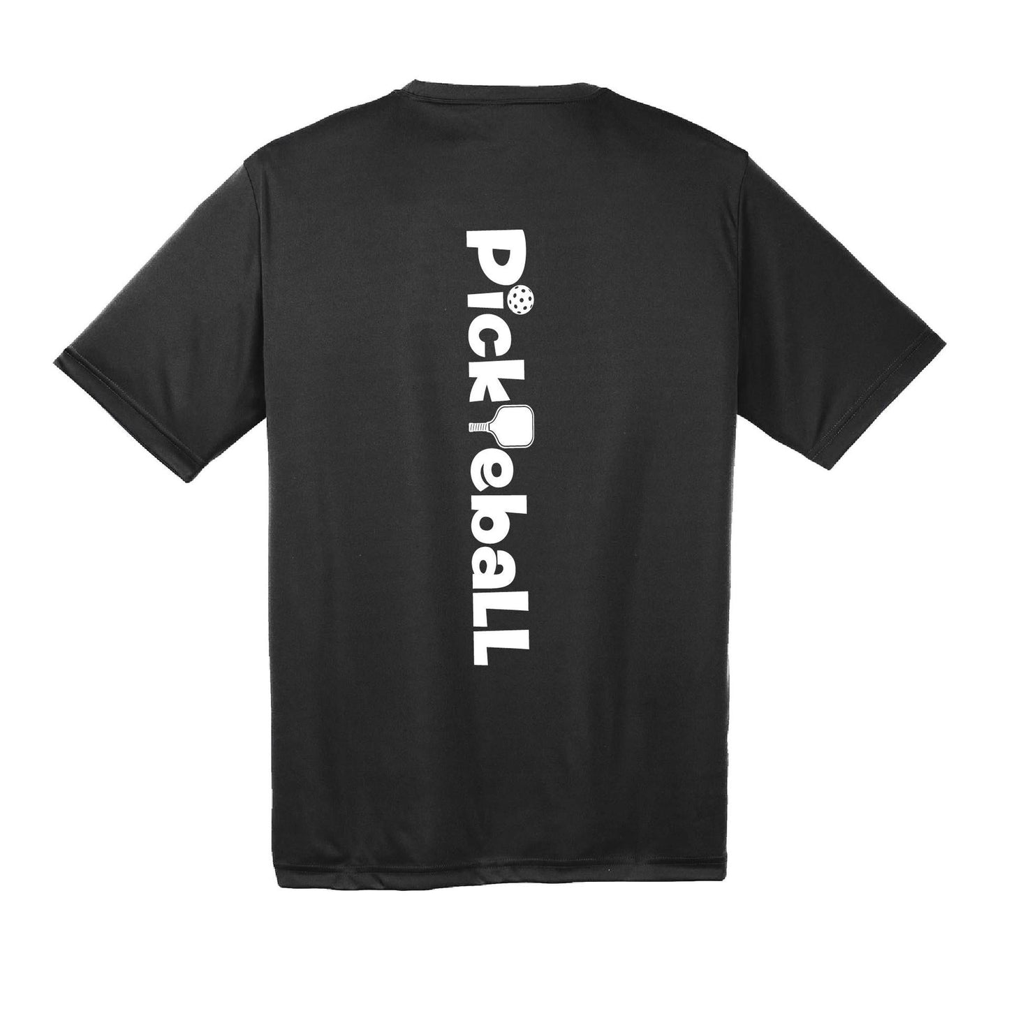 Pickleball Horizontal (Customizable) | Youth Short Sleeve Pickleball Performance T-Shirts | 100% Polyester