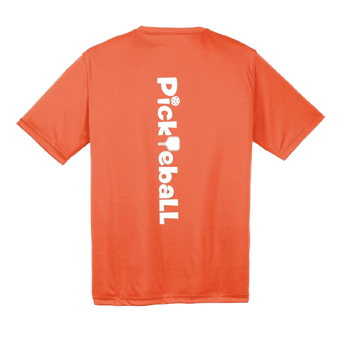 Pickleball Horizontal (Customizable) | Youth Short Sleeve Pickleball Performance T-Shirts | 100% Polyester