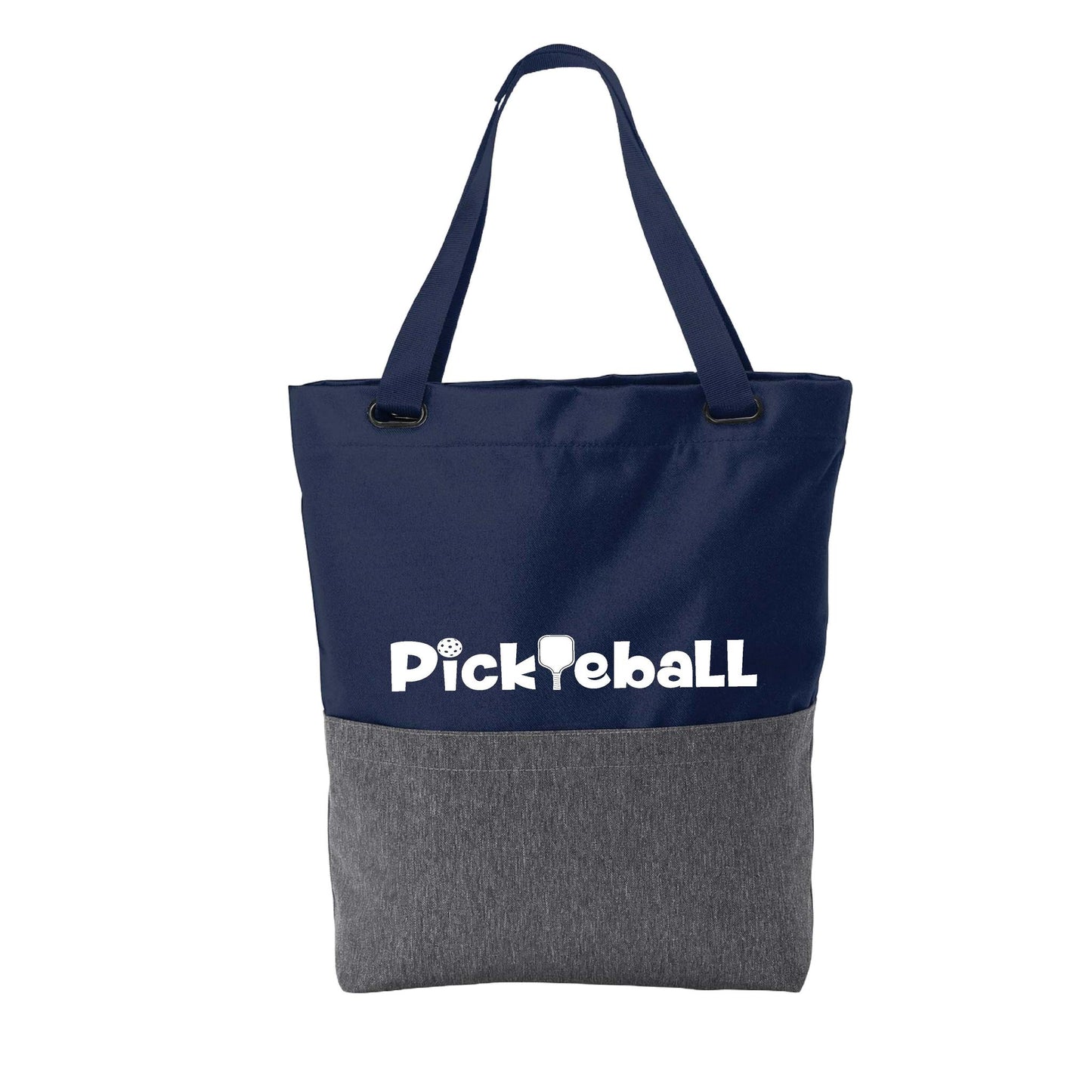 Pickleball (Horizontal) | Pickleball Sports Convertible Tote Bag | Medium Size Court Tote Bag