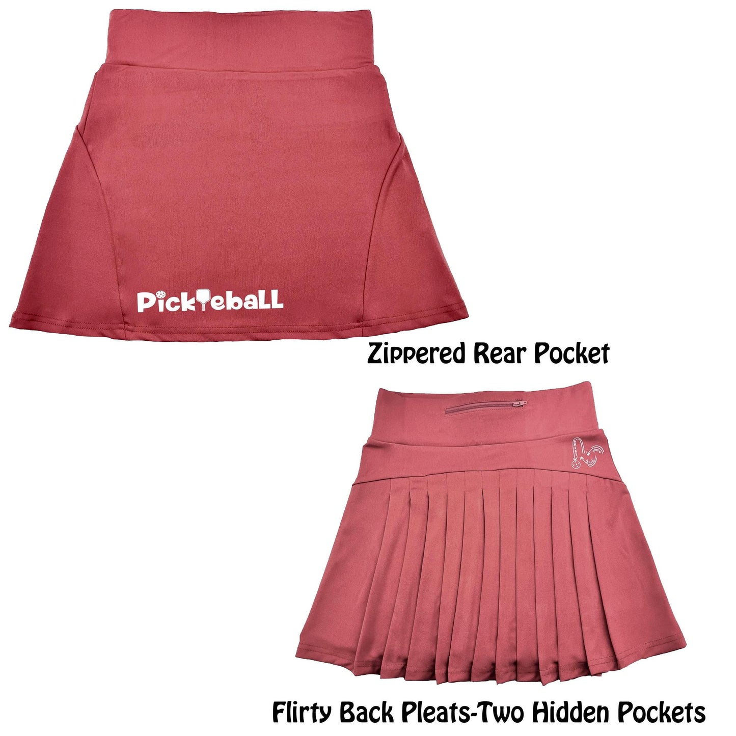 Pickleball Horizontal | Women's Flirty Pickleball Skort