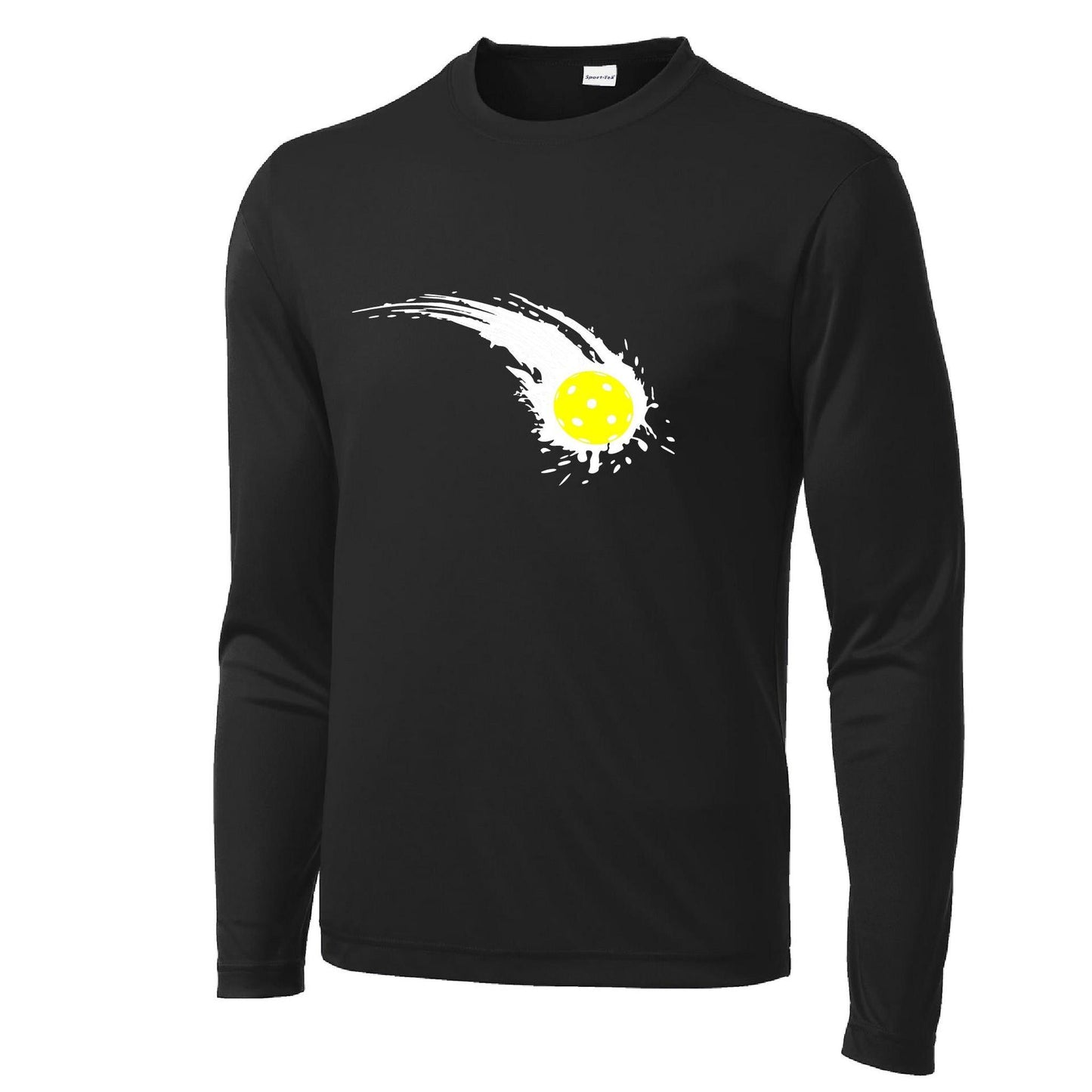 Pickleball Impact | Men’s Long Sleeve Athletic Performance T-Shirts | 100% Polyester