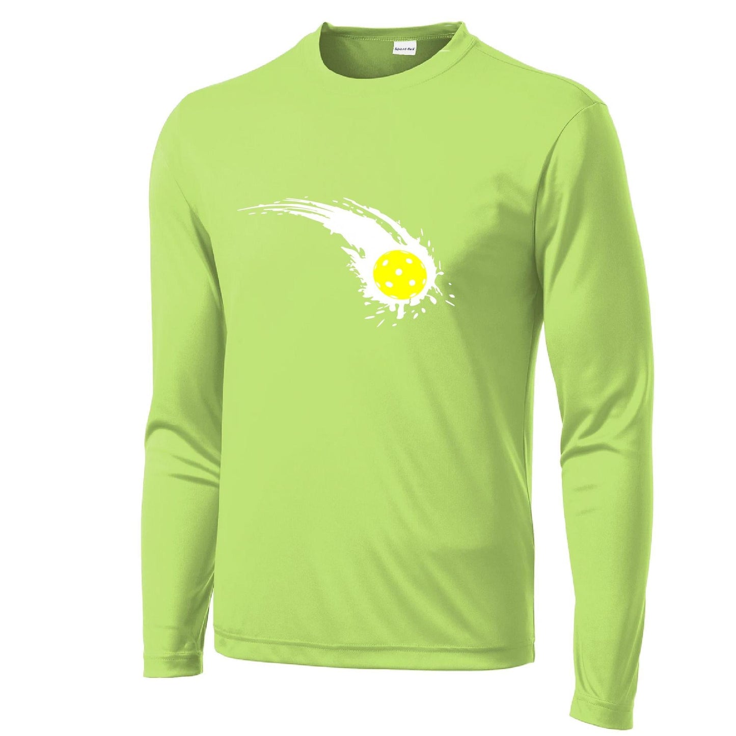 Pickleball Impact | Men’s Long Sleeve Athletic Performance T-Shirts | 100% Polyester