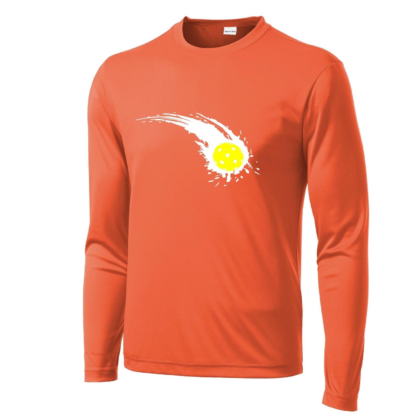 Pickleball Impact | Men’s Long Sleeve Athletic Performance T-Shirts | 100% Polyester