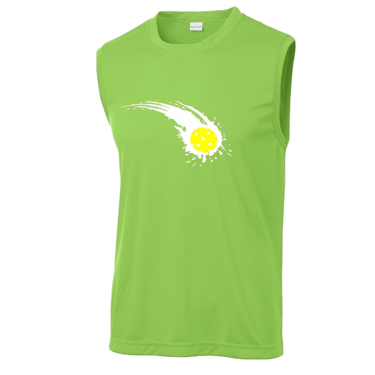 Pickleball Impact | Men’s Sleeveless Athletic Performance T-Shirts | 100% Polyester