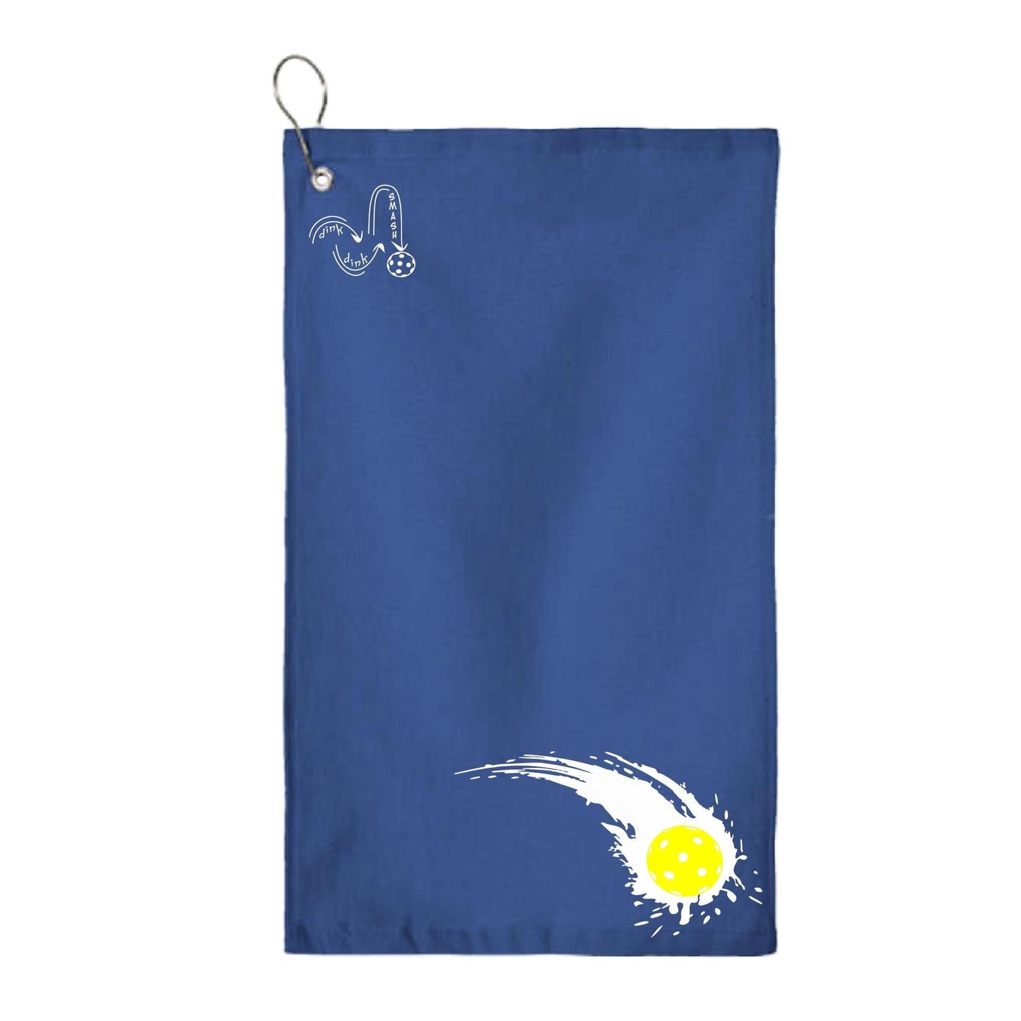 Pickleball Impact | Pickleball Court Towels | Grommeted 100% Cotton Terry Velour