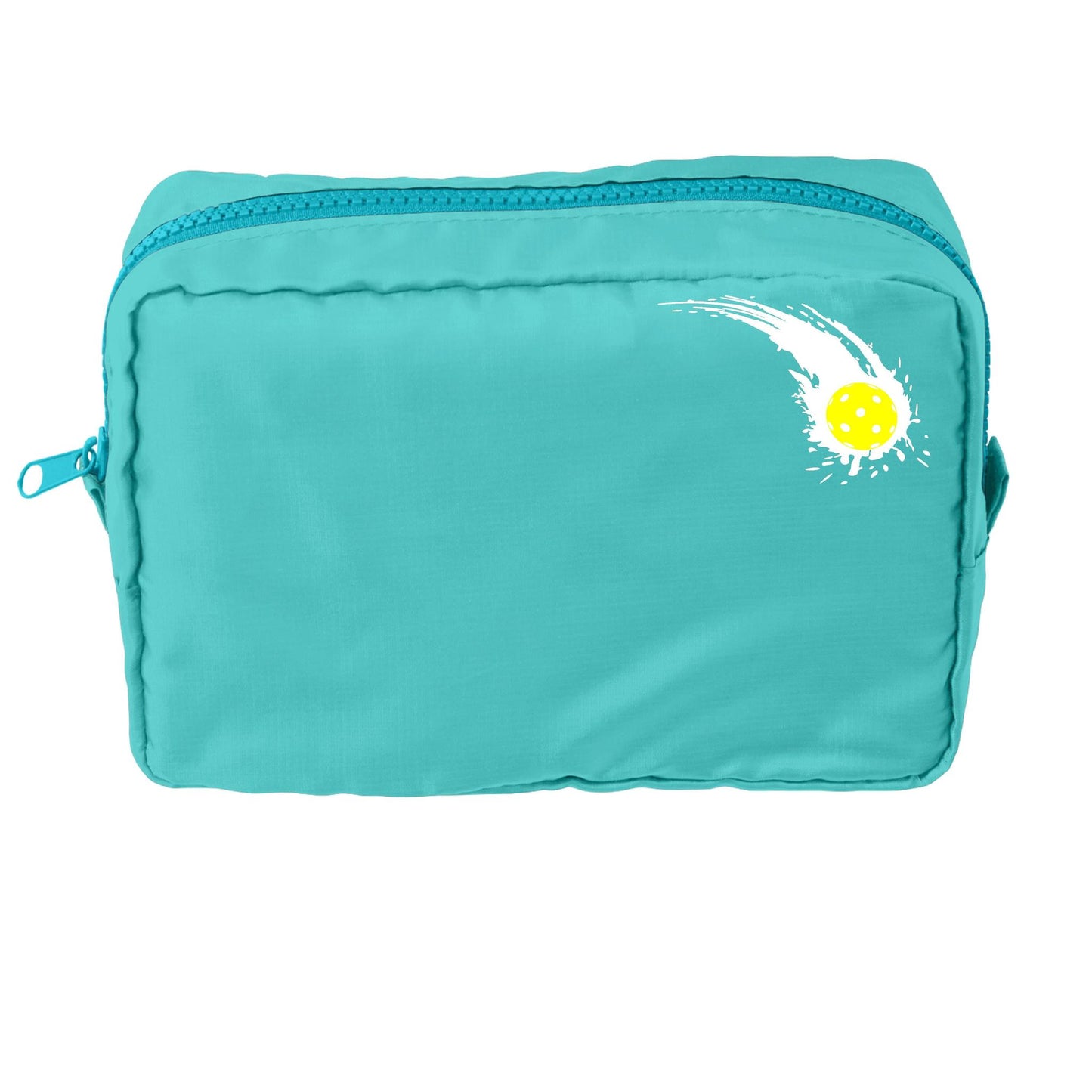 Pickleball Impact | Pickleball Dimensional Cosmetic Pouch Bag | Small Size Court Dimensional Bag