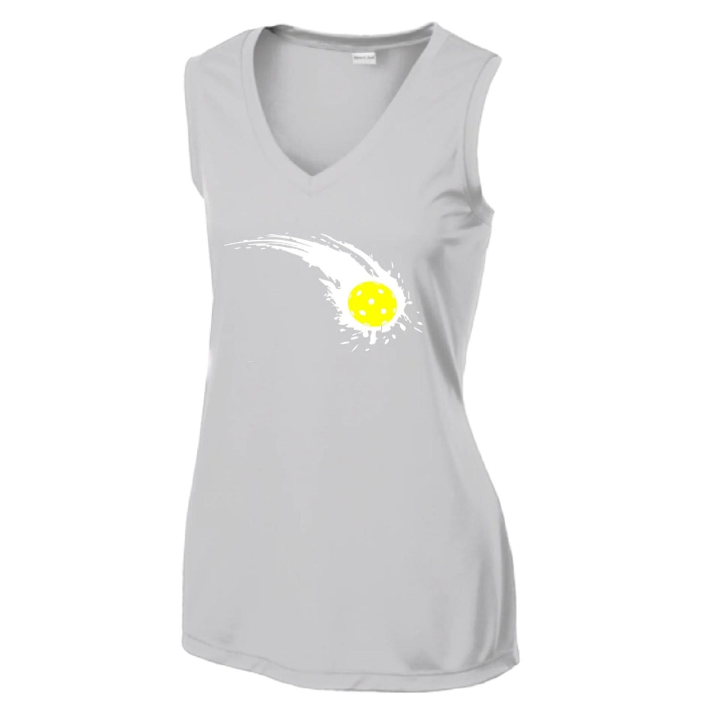 Pickleball Impact | Women’s Sleeveless Performance T-Shirt | 100% Polyester