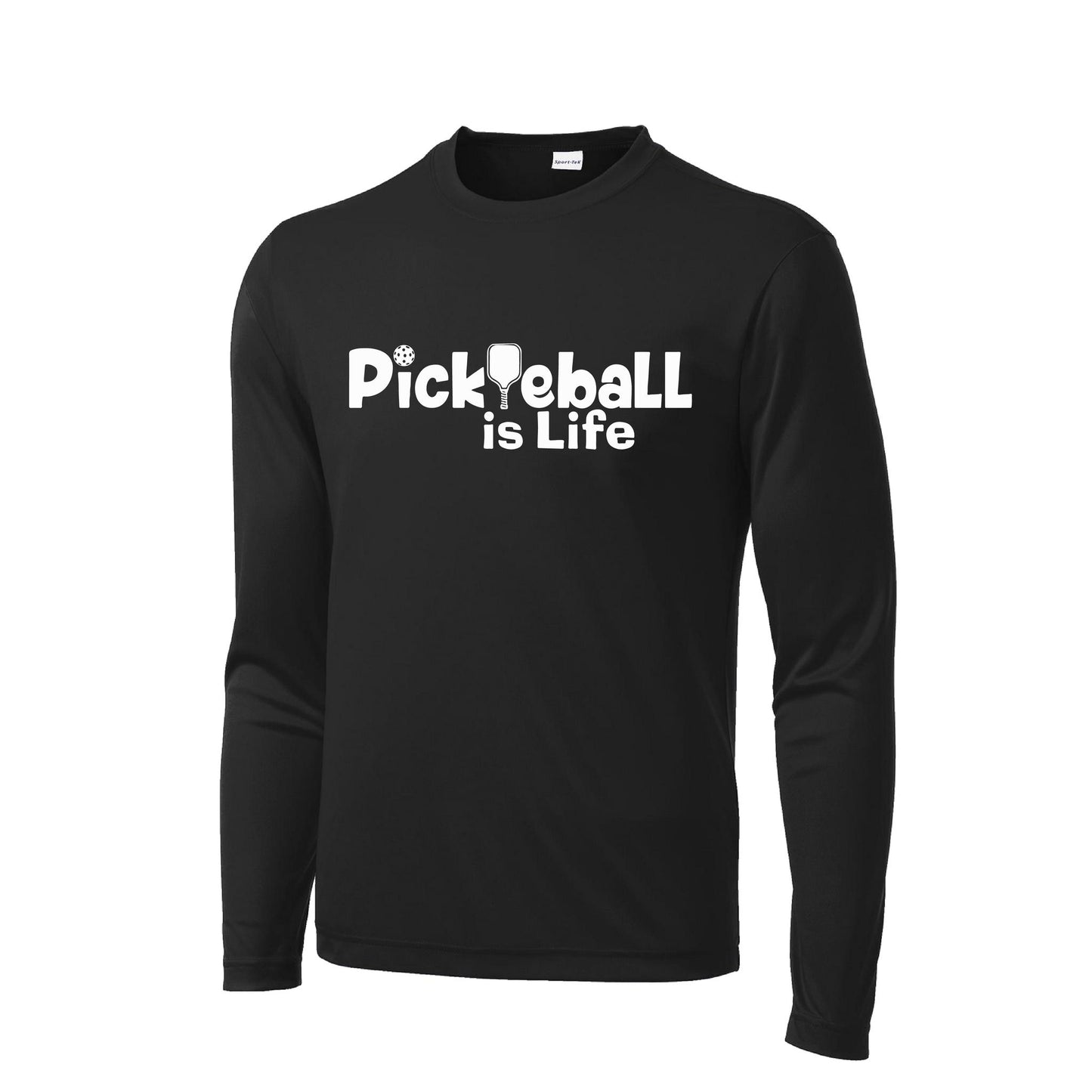 Pickleball Is Life | Men’s Long Sleeve Athletic Performance T-Shirts | 100% Polyester
