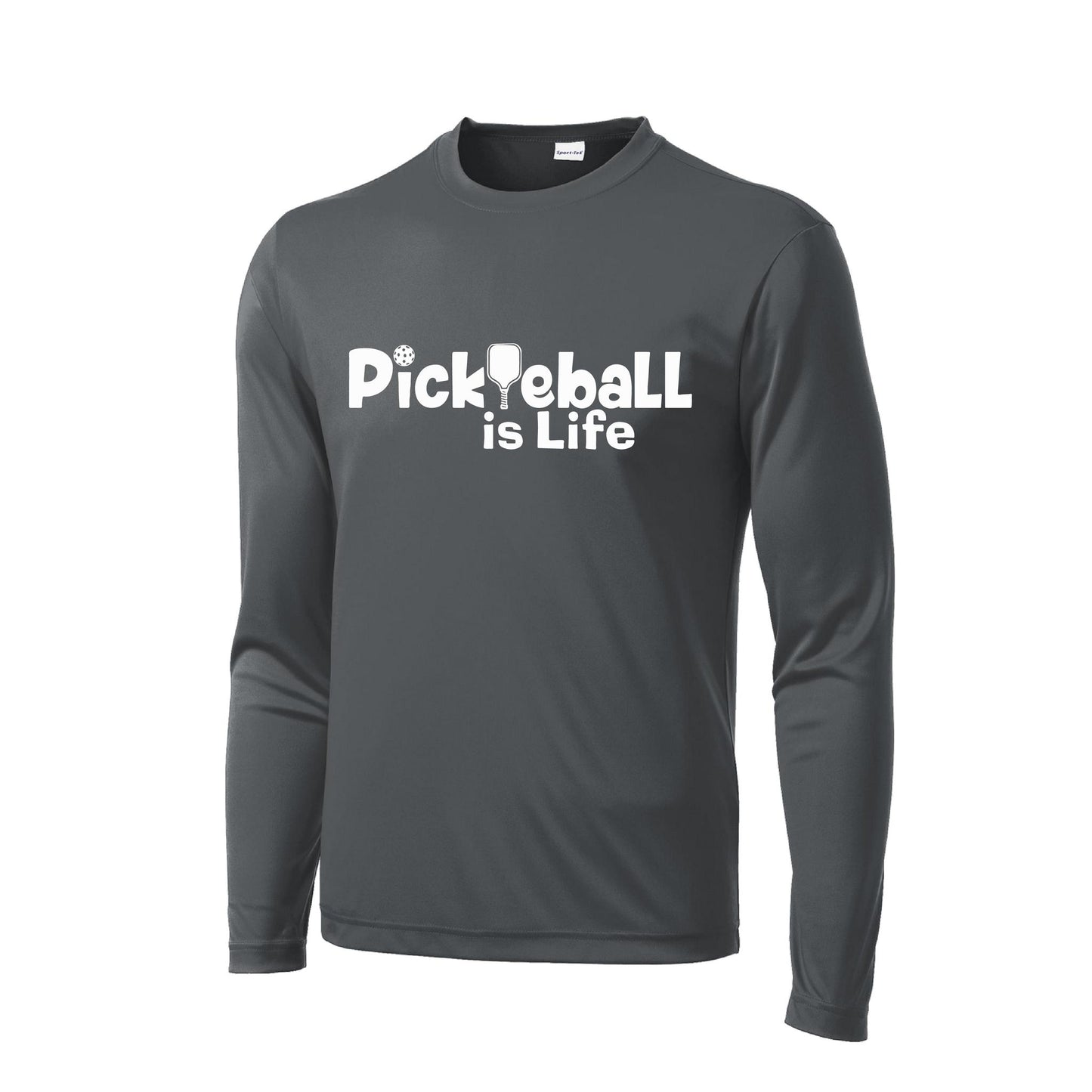 Pickleball Is Life | Men’s Long Sleeve Athletic Performance T-Shirts | 100% Polyester