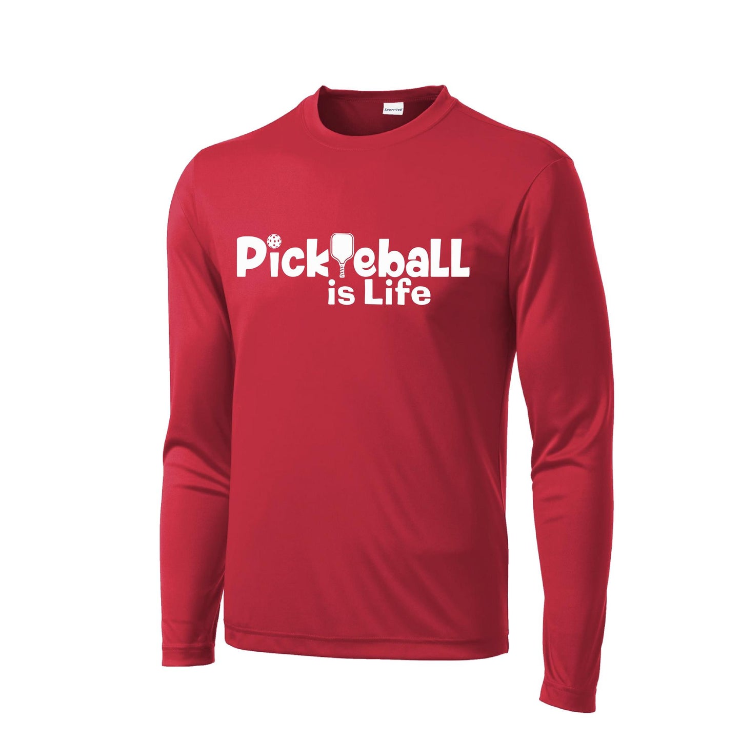 Pickleball Is Life | Men’s Long Sleeve Athletic Performance T-Shirts | 100% Polyester