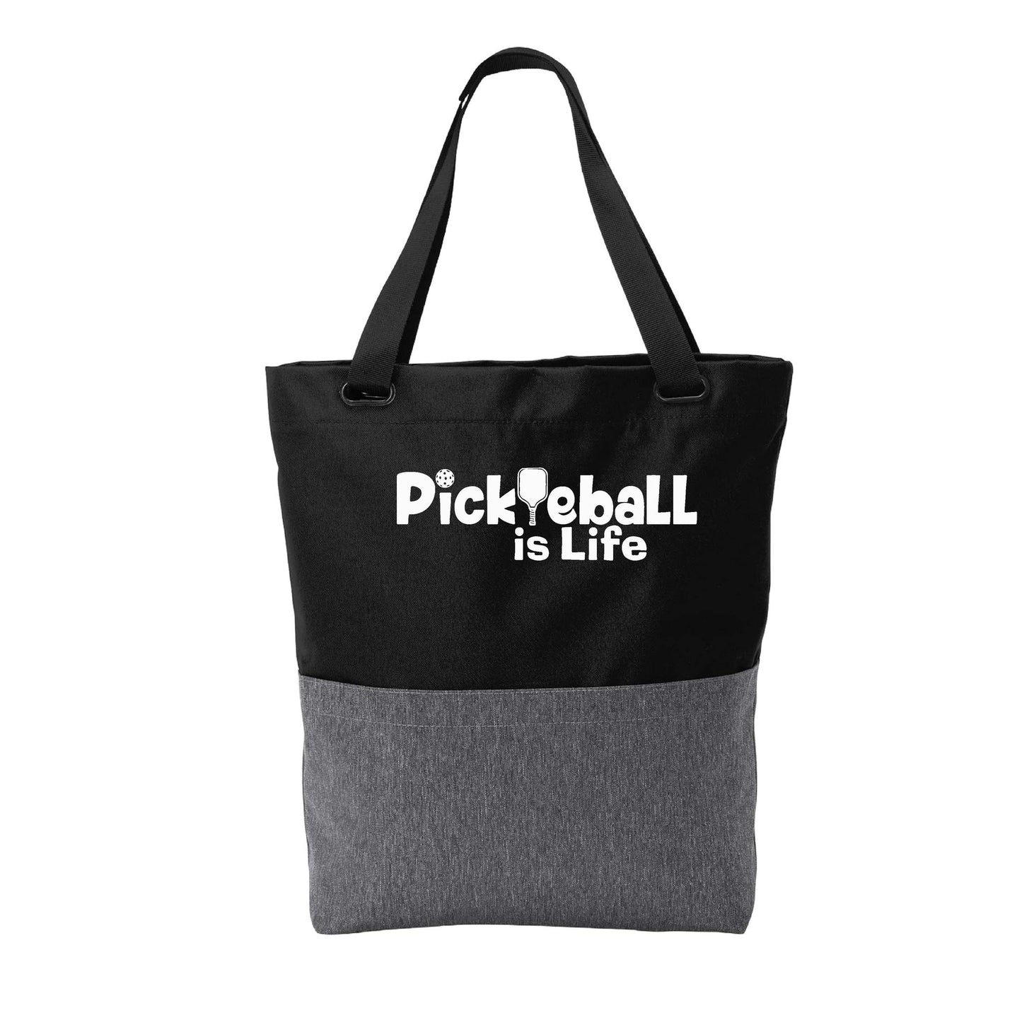 Pickleball Is Life | Pickleball Sports Convertible Tote Bag | Medium Size Court Tote Bag