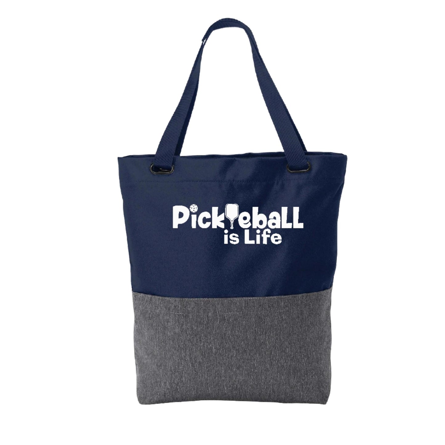 Pickleball Is Life | Pickleball Sports Convertible Tote Bag | Medium Size Court Tote Bag