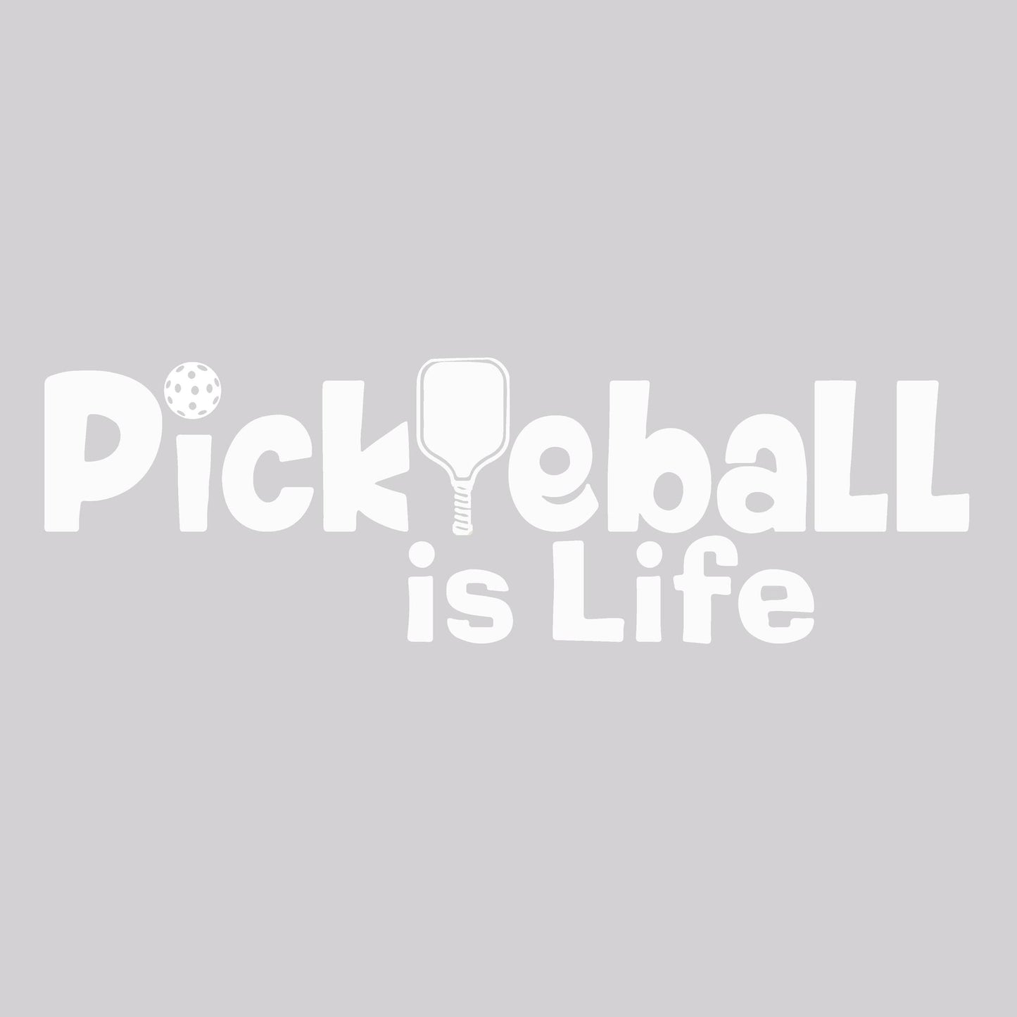Pickleball Is Life | Women’s Cowl-Neck Hoodie Pickleball Sweatshirt | 55% Cotton 45% Poly Fleece