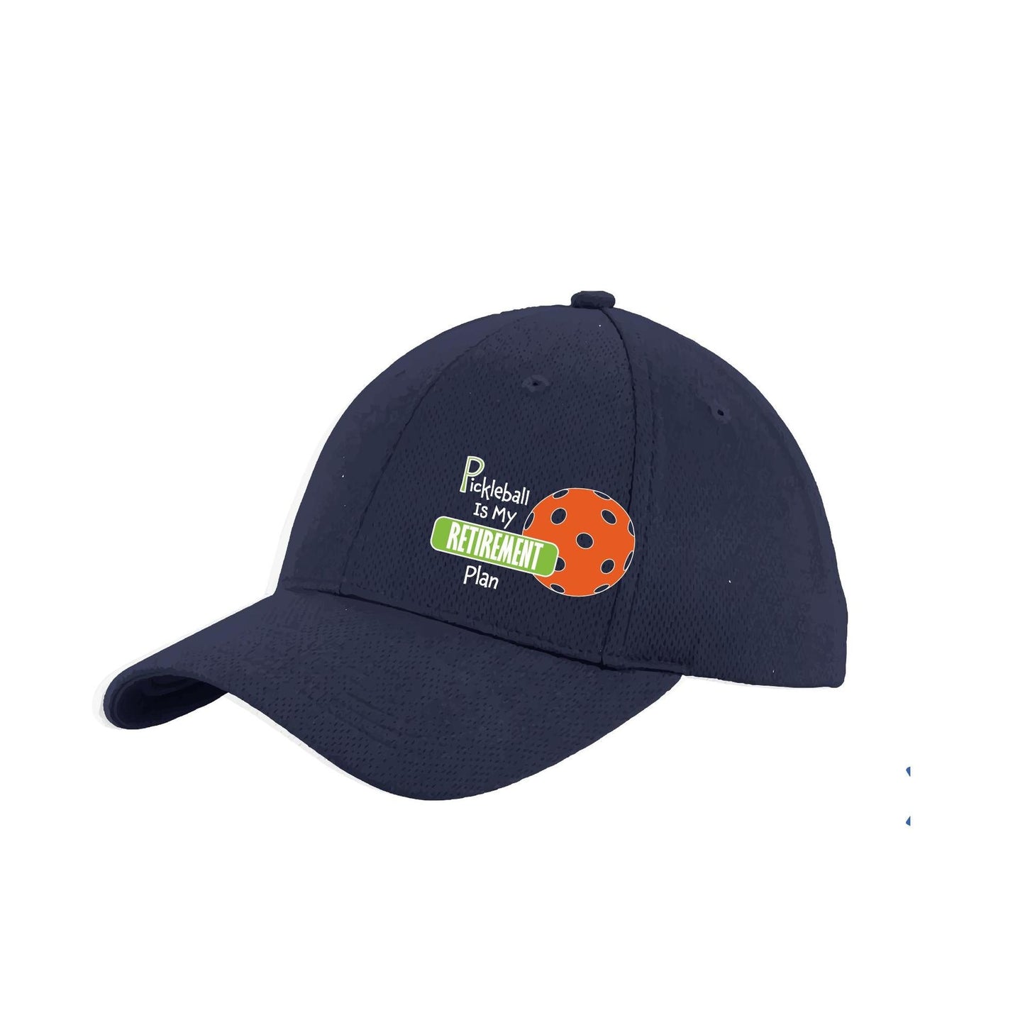 Pickleball Is My Retirement Plan (Customizable) | Pickleball Hat | Moisture-Wicking 100% Polyester