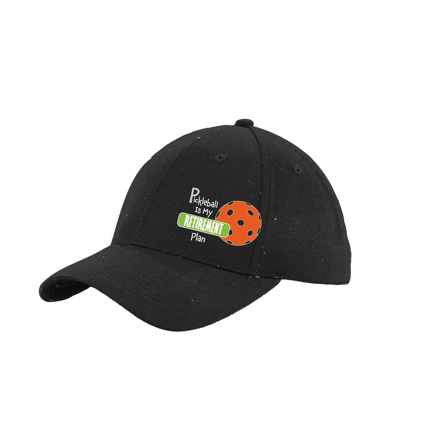 Pickleball Is My Retirement Plan (Customizable) | Pickleball Hat | Moisture-Wicking 100% Polyester