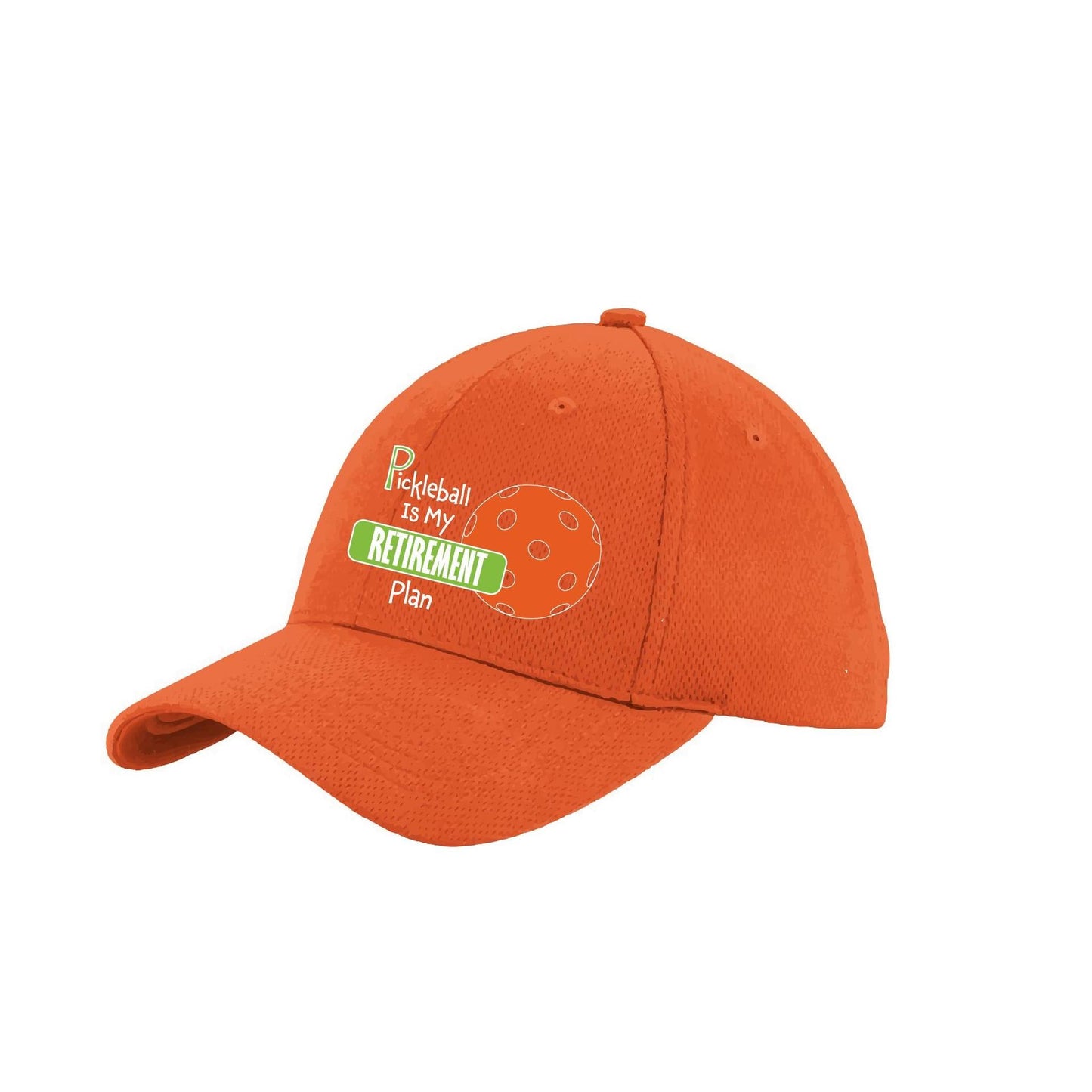 Pickleball Is My Retirement Plan (Customizable) | Pickleball Hat | Moisture-Wicking 100% Polyester