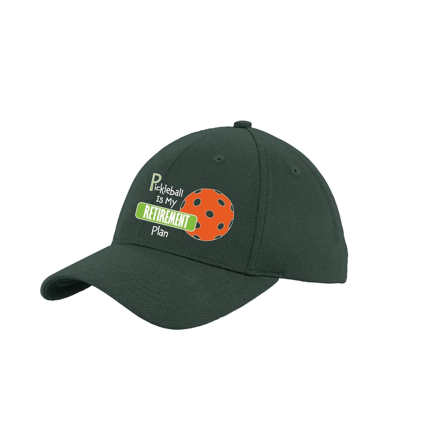 Pickleball Is My Retirement Plan (Customizable) | Pickleball Hat | Moisture-Wicking 100% Polyester