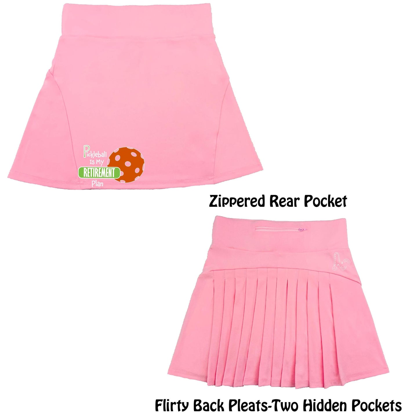 Pickleball Is My Retirement Plan | Women's Flirty Pickleball Skort