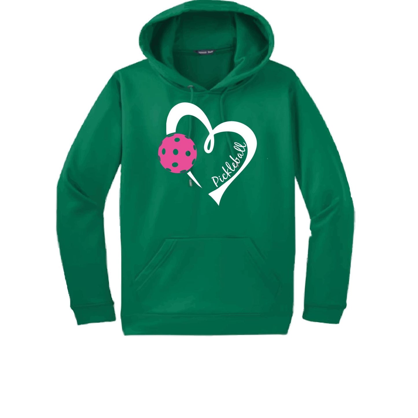 Pickleball Love (Pink) | Unisex Hoodie Pickleball Sweatshirt | 50% Cotton 50% Polyester