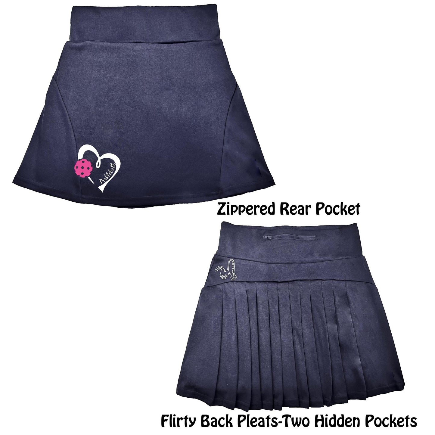 Pickleball Love (Pink) | Women's Flirty Pickleball Skort