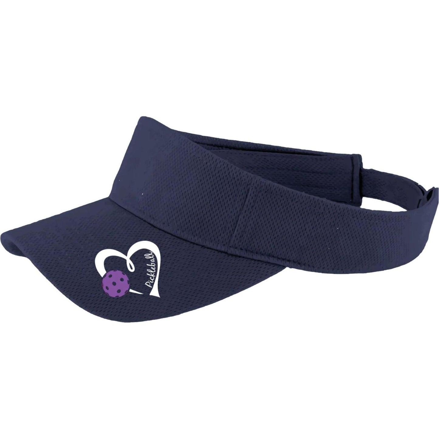 Pickleball Love (Purple) | Clearance Pickleball Visors | Moisture Wicking 100% Polyester