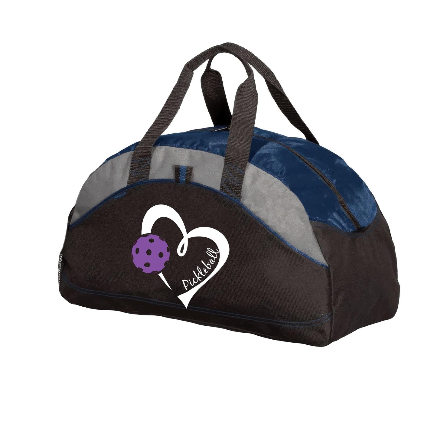Pickleball Love (Purple) | Pickleball Sports Duffel | Medium Size Court Bag