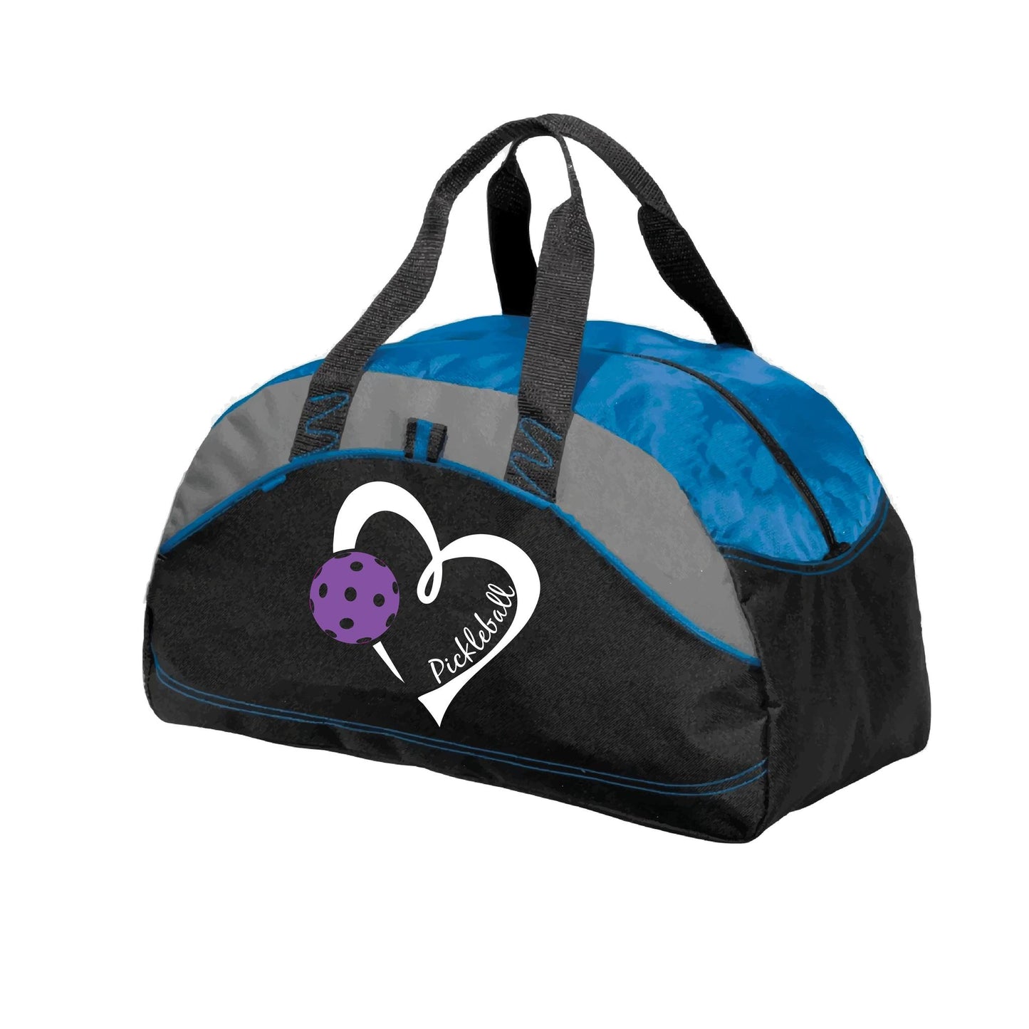 Pickleball Love (Purple) | Pickleball Sports Duffel | Medium Size Court Bag