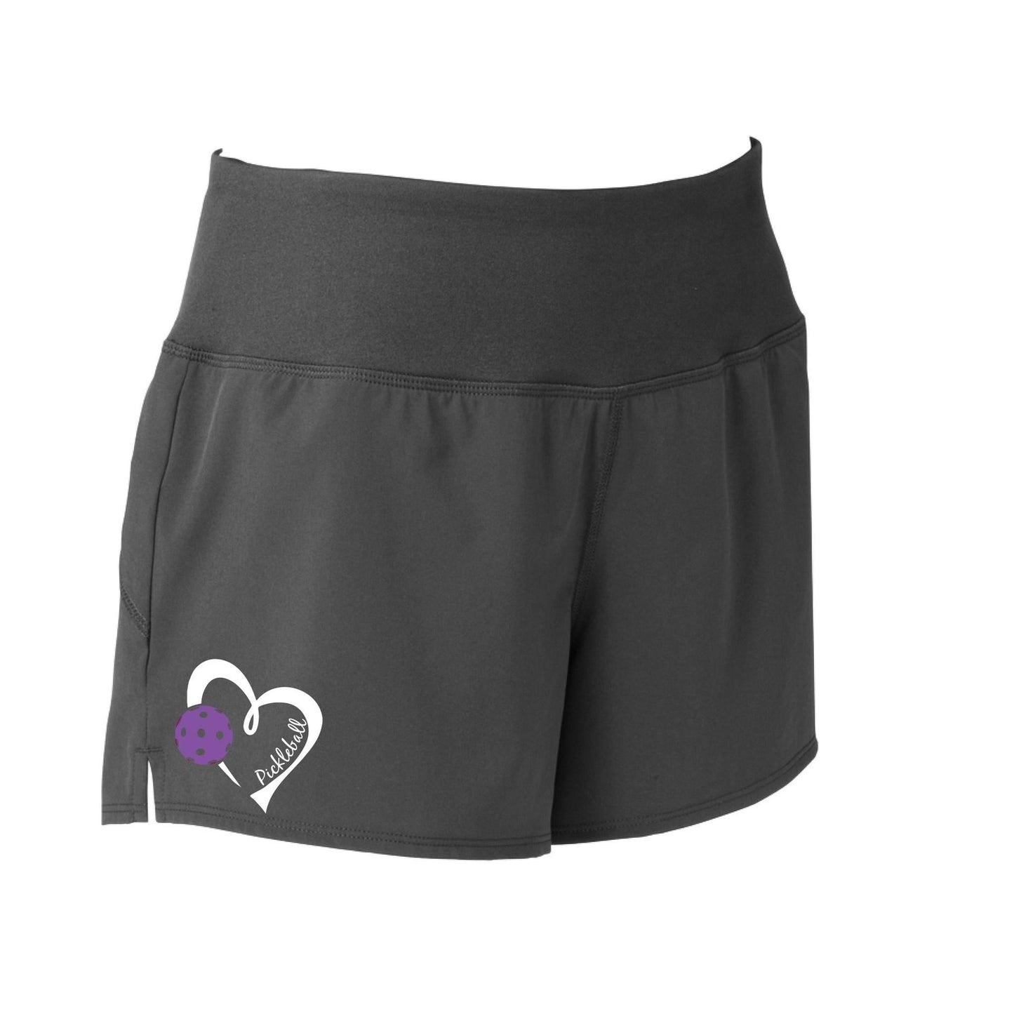 Pickleball Love (Purple) | Women's Pickleball Shorts