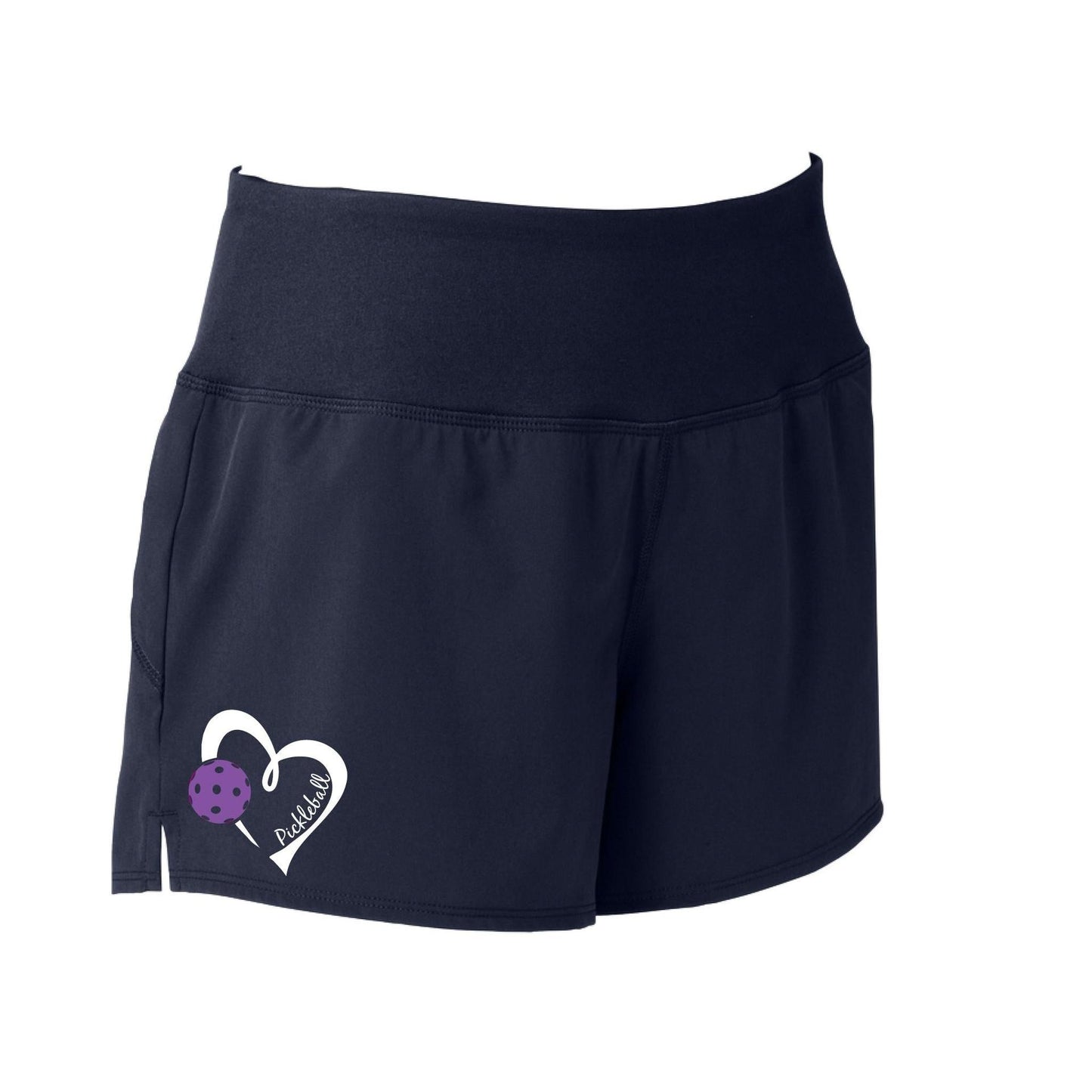 Pickleball Love (Purple) | Women's Pickleball Shorts