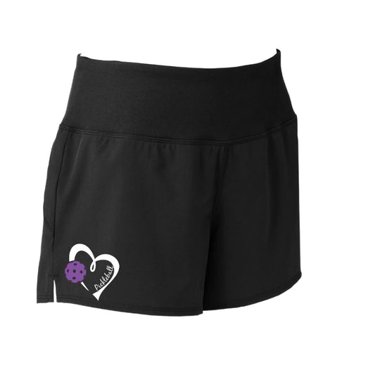 Pickleball Love (Purple) | Women's Pickleball Shorts