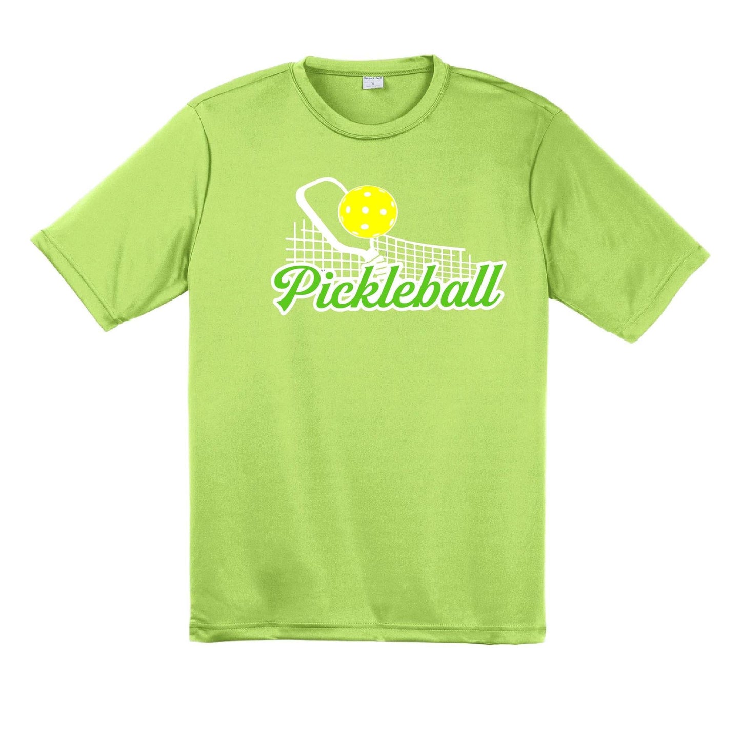 Pickleball Net | Men's Short Sleeve Pickleball Performance T-Shirts | 100% Polyester