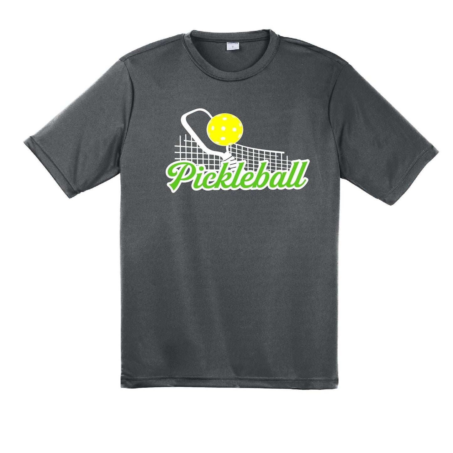 Pickleball Net | Men's Short Sleeve Pickleball Performance T-Shirts | 100% Polyester