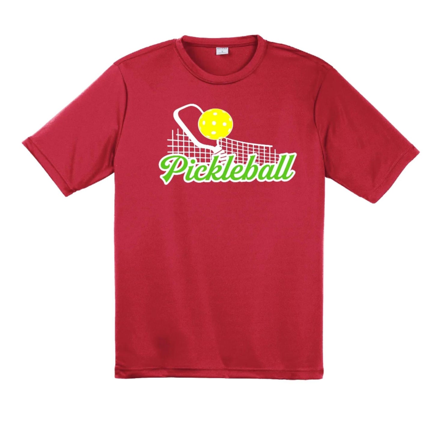 Pickleball Net | Men's Short Sleeve Pickleball Performance T-Shirts | 100% Polyester