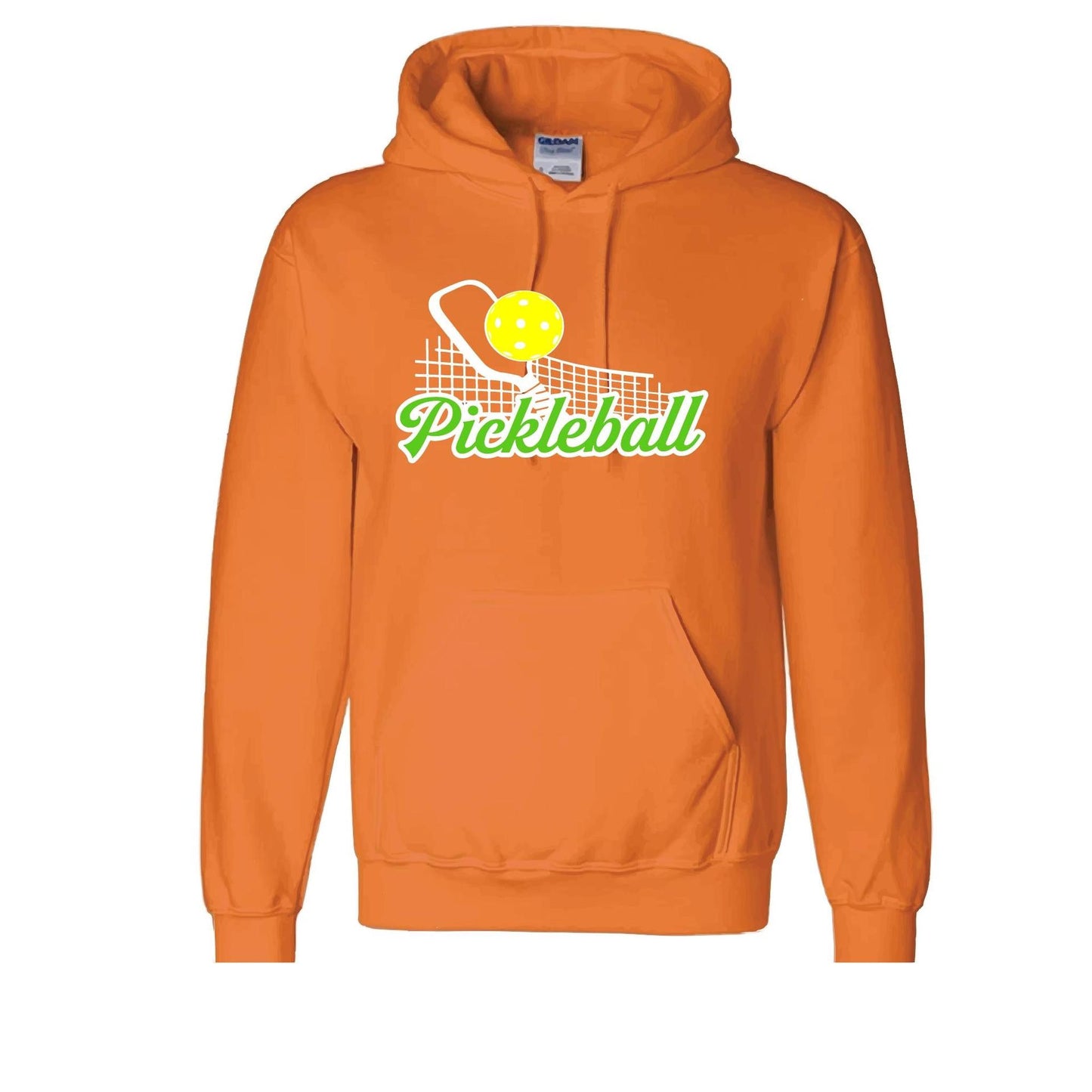 Pickleball Net | Unisex Hoodie Pickleball Sweatshirt | 50% Cotton 50% Polyester