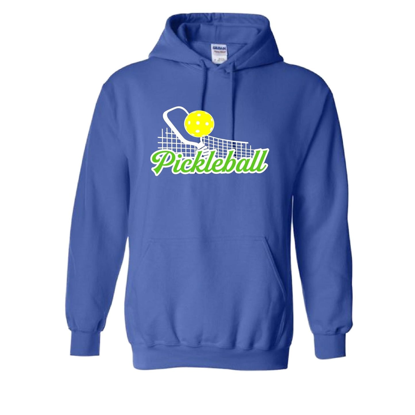 Pickleball Net | Unisex Hoodie Pickleball Sweatshirt | 50% Cotton 50% Polyester