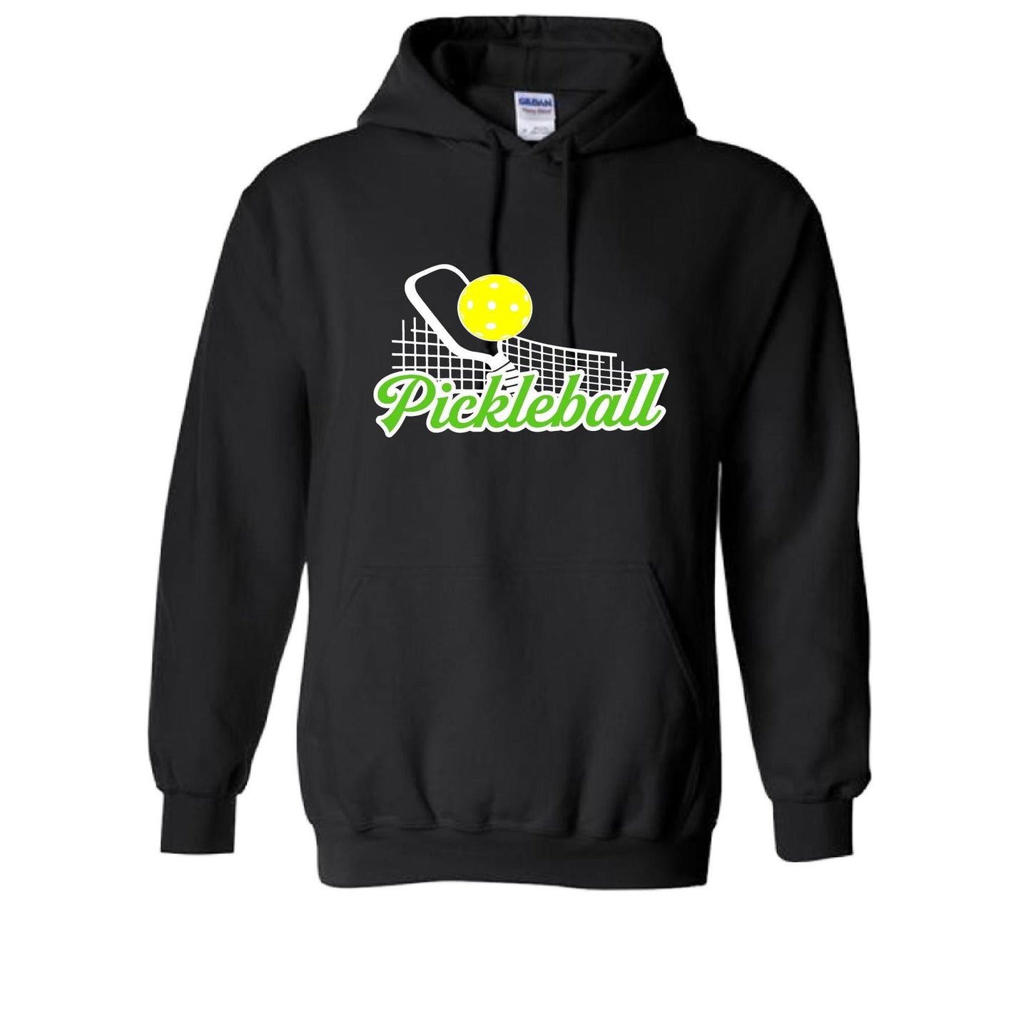 Pickleball Net | Unisex Hoodie Pickleball Sweatshirt | 50% Cotton 50% Polyester