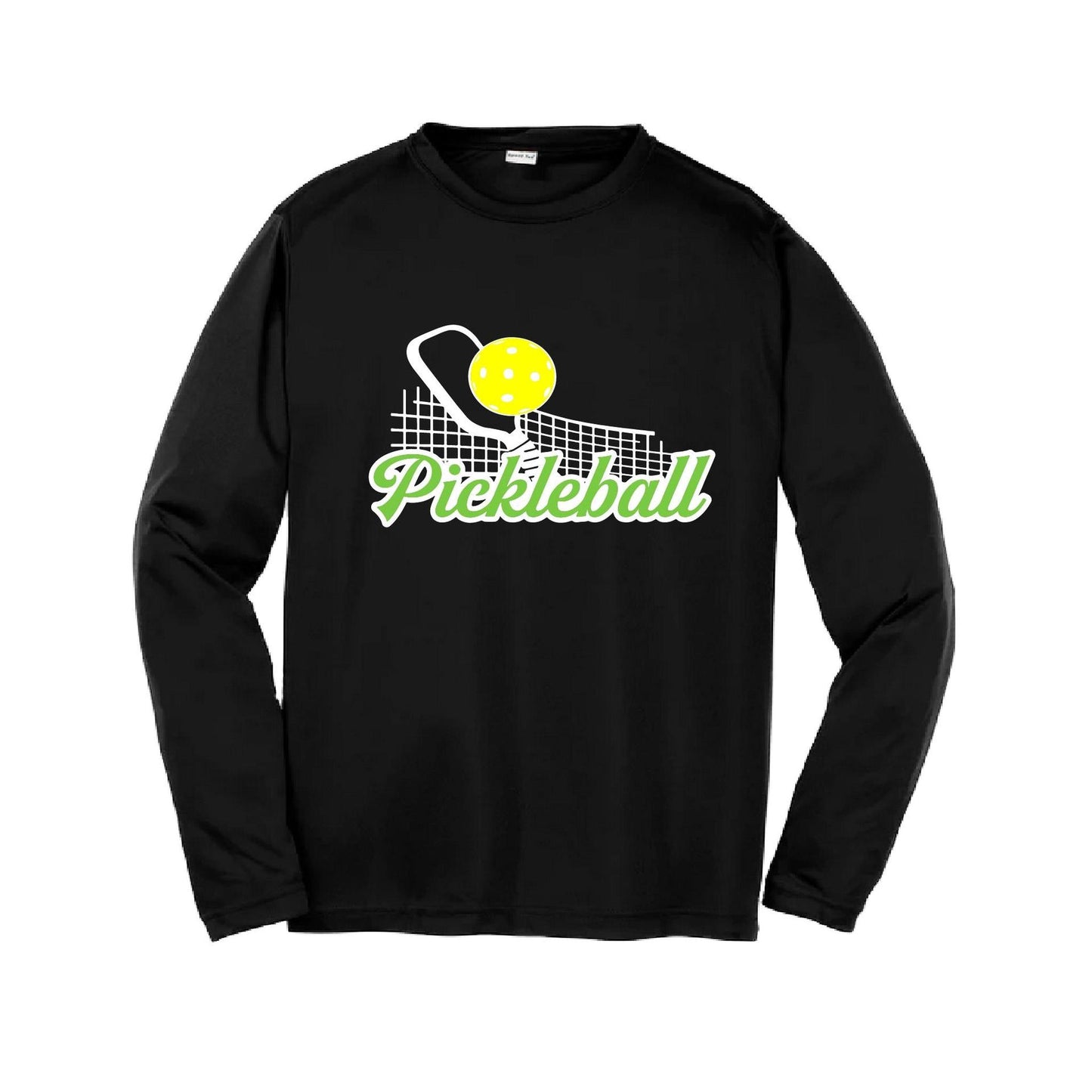 Pickleball Net | Youth Long Sleeve Pickleball Performance T-Shirts | 100% Polyester