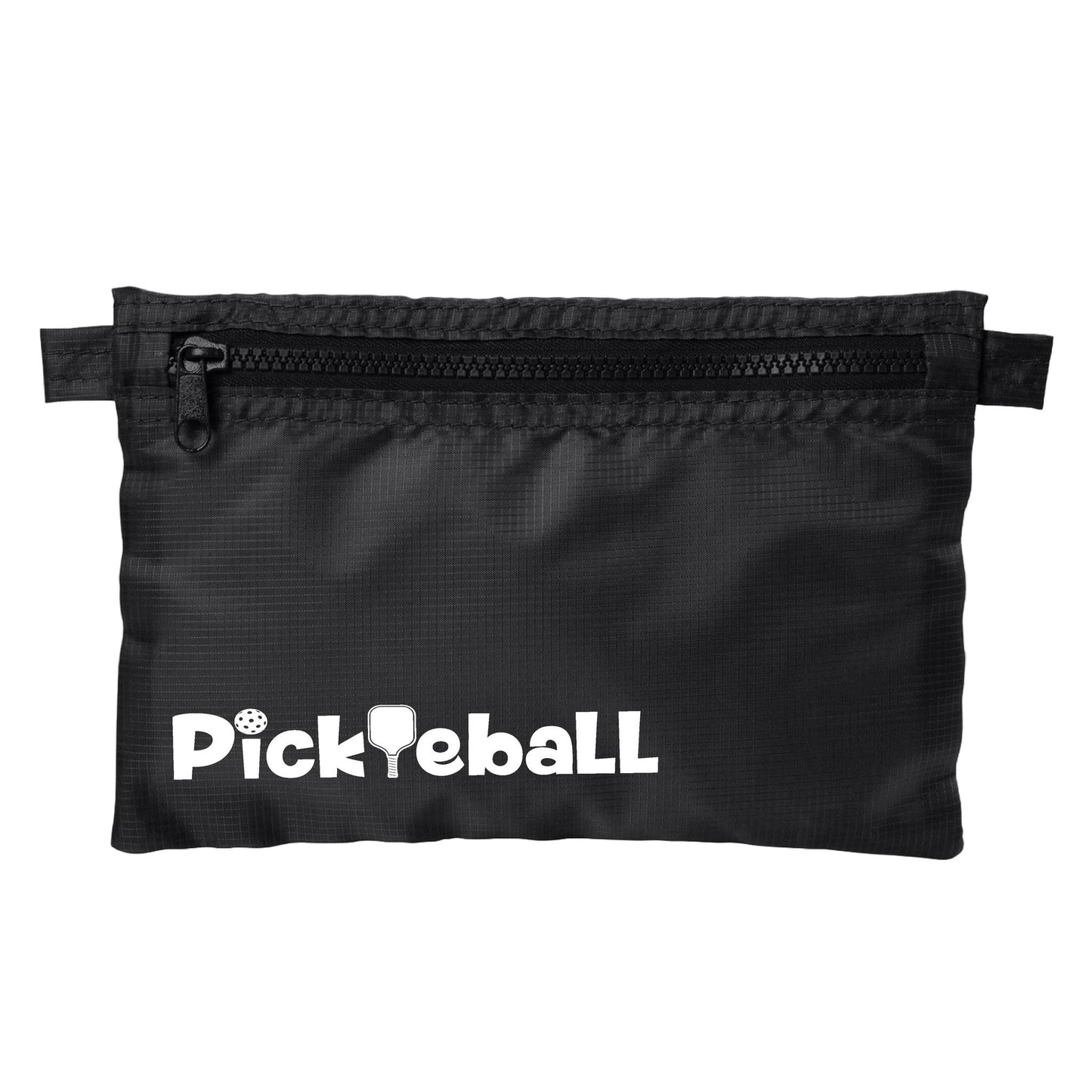 Pickleball | Pickleball Cosmetic Stash Pouch Bag | Small Size Court Stash Bag